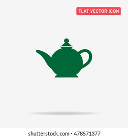 Teapot icon. Vector concept illustration for design.