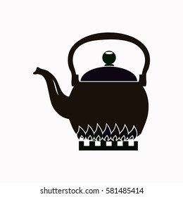 Teapot  icon Vector design.