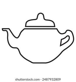 teapot icon vector design. teapot logo vector design