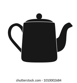 Teapot icon, vector illustration