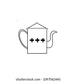 Teapot icon- vector illustration