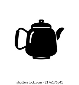 plantilla de logotipo de ilustración vectorial de icono de tetera para muchos fines. Aislado sobre fondo blanco.