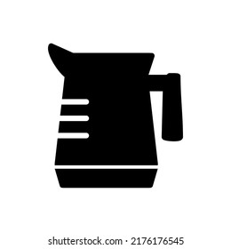 plantilla de logotipo de ilustración vectorial de icono de tetera para muchos fines. Aislado sobre fondo blanco.