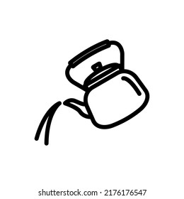 teapot icon vector illustration logo template for many purpose. Isolated on white background.