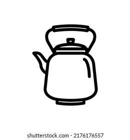teapot Symbol Vektorgrafik Logo Vorlage für viele Zwecke. Einzeln auf weißem Hintergrund.