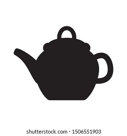 Teapot icon, vector isolated sign