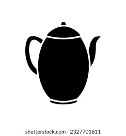 Teapot icon vector. Kettle illustration sign. Tea symbol. Teakettle logo. Hot drink mark.