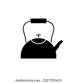 Teapot icon vector. Kettle illustration sign. Tea symbol. Teakettle logo. Hot drink mark.
