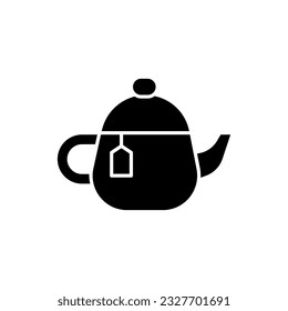 Teapot icon vector. Kettle illustration sign. Tea symbol. Teakettle logo. Hot drink mark.