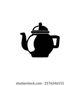  teapot icon. teapot vector. silhouette teapot