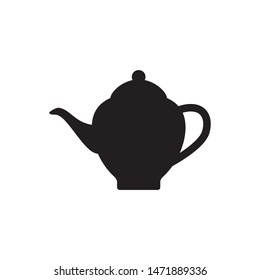 Teapot icon vector. Simple design on white background.