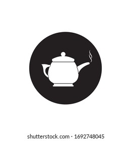 Teapot Icon Vector Simple design template