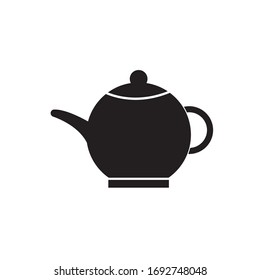 Teapot Icon Vector Simple design template