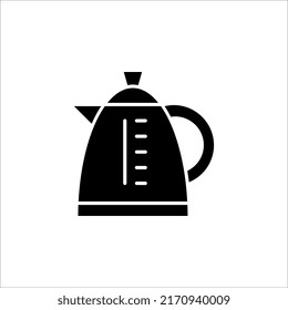 Teapot Icon Vector Simple design on white background