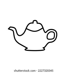 Teapot icon vector simple design. Vector illustration