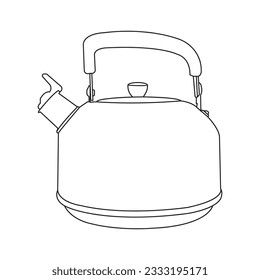 Teapot Icon Vector Simple design template