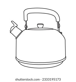 Teapot Icon Vector Simple design template