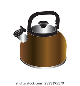 Teapot Icon Vector Simple design template
