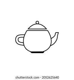 Teapot icon vector symbol illustration 