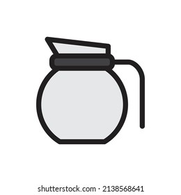 teapot icon for website, presentation symbol