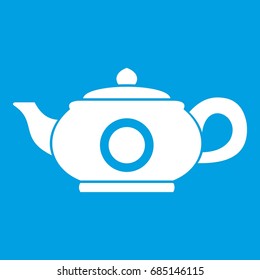 Teapot icon white
