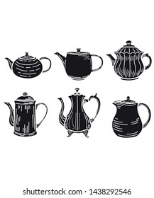 
Teapot Icons vector symbol icons