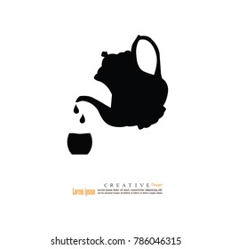 teapot icon.vector illustration.
