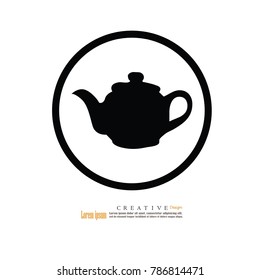 teapot icon.vector illustration.