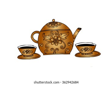   teapot illustration