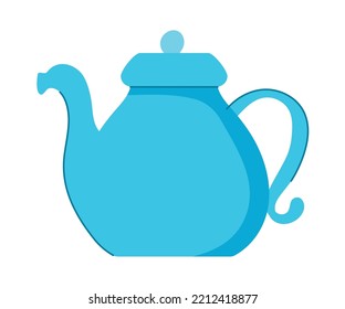 teapot isolated icon white background