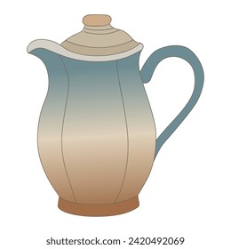 teapot isolated on white background