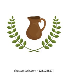 teapot jar isolated icon