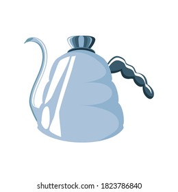 teapot or Kettle of coffee on white background vector illustration design