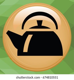 Teapot , kettle,  icon.