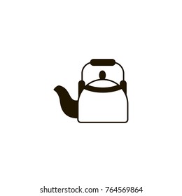 teapot kettle icon. sign design