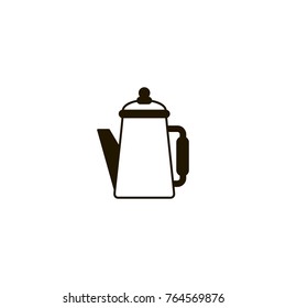 teapot kettle icon. sign design