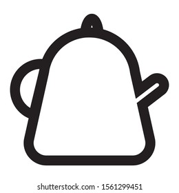 Teapot or kettle icon vector design illustration