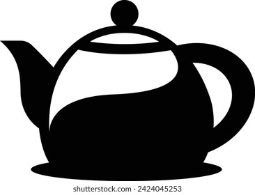 Teapot Kettle Logo Vector Illustration