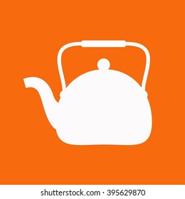 Teapot kettle on isolated