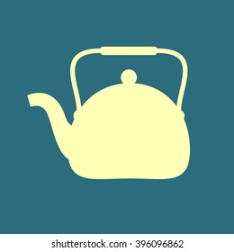 Teapot kettle on isolated