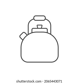 Teapot, kettle, tea kettle icon isolated sign symbol vector illustration