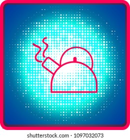 Teapot , kettle, tea kettle vector icon