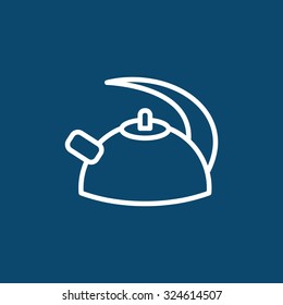 Teapot , kettle, tea kettle vector icon