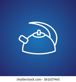Teapot , kettle, tea kettle vector icon