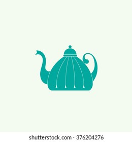 Teapot , kettle, tea kettle vector icon.