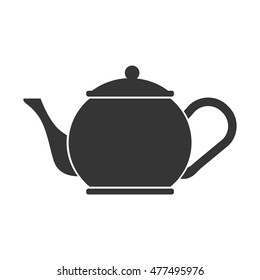 Teapot, kettle, vector icon