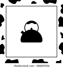 Teapot, kettle Vector Icon.