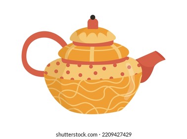 Teapot Kitchen icon. Vector illustration