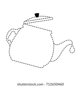 teapot kitchen isolated icon