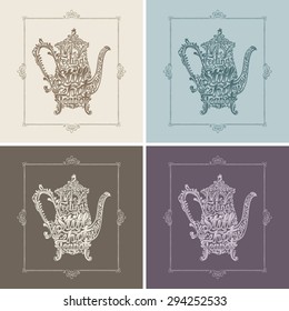 Teapot lettering hot